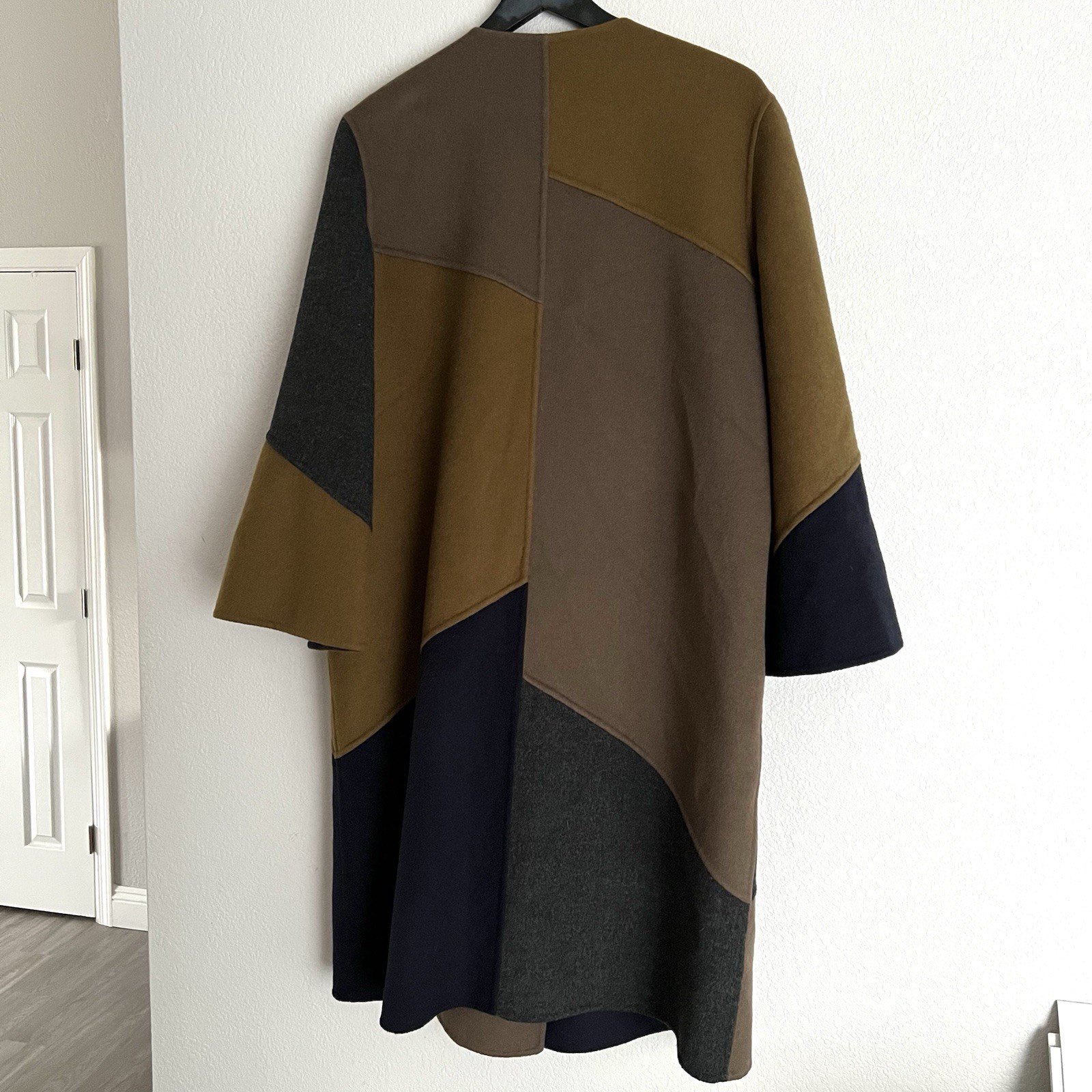 Lafayette 148 Wool Cashmere Patchwork Double Face… - image 2