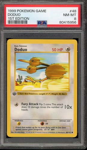 Doduo — Base Set (1st Edition,Shadowless)