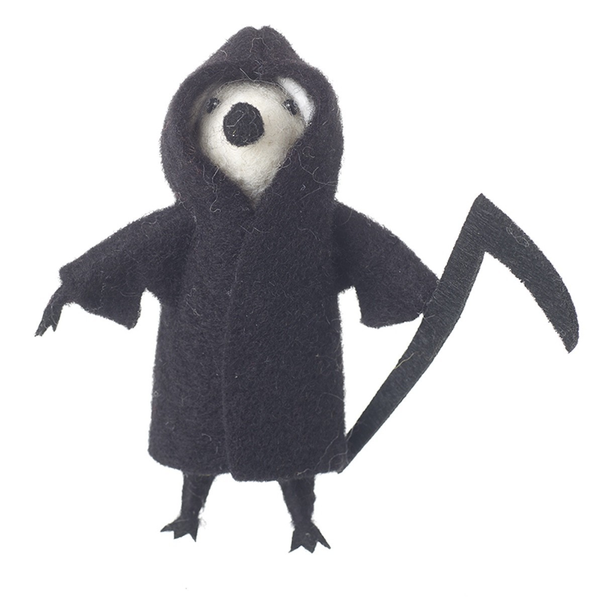 Halloween Decoration Felt Grim Reaper Mouse by Heaven Sends Novelty Ornament