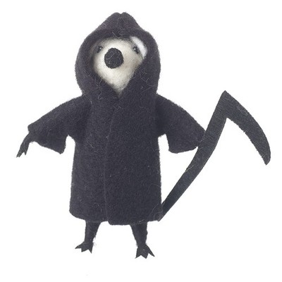 Halloween Deko Filz Sensenmann Maus vom Himmel sendet Neuheit Ornament