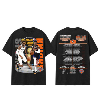 2026 N.B.A Finals S.purs vs K.nicks Championship Matchup T-Shirt All Size S-5XL