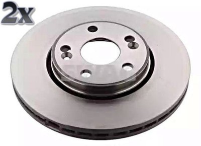 SWAG x2 pcs Brake Disc Front For RENAULT Espace III Laguna I II 92-03 7701204305