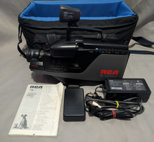 Vintage RCA CC507 VHS Black Built-In Microphone Handheld Camcorder