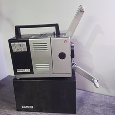 Bauer T1S Super 8 Film Projector TW13S Germany w/ Leather Case Powers On