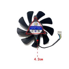 85MM Graphic Card Cooling Fans for ASL GTX1660 1660ti 6GB ITX Graphic Card Part