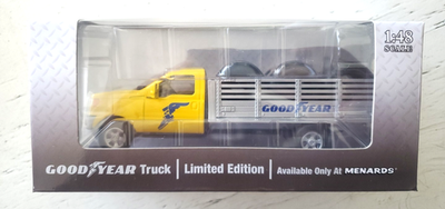 #ad Goodyear Tires Truck 1 48 Diecast Menards Gold Line Collection NEW $23.99