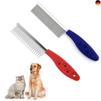 Fellkamm Katze,Entwirrkamm Hund,Hundekamm,Combi Kamm FüR Hund, BüRste Gegen F