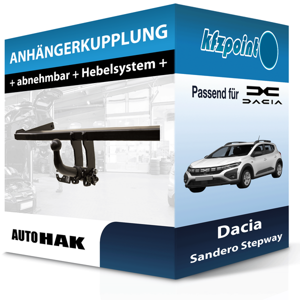 für Dacia Sandero Stepway 01.2021-Jetzt Auto HAK AnhäNgerkupplung Abnehmbar Neu-image