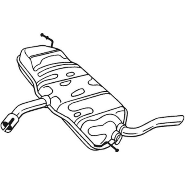 Bosal EndschalldäMpfer SchalldäMpfer FüR Seat Altea XL Toledo III 227-031-image