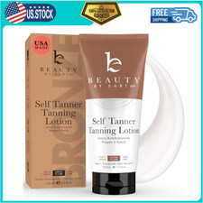 "Beauty by Earth Self Tanner - Natural  Organic, Moisturizing, Streak-Free Tan