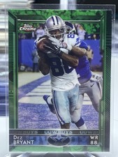 2015 Topps Chrome - Dez Bryant #16 Green Refractor