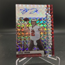 Kyle Trask 2021 Panini Mosaic Rookie Autographs Mosaic RA-9 Tampa Bay Buccaneers