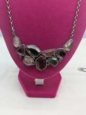 GORGEOUS Silpada Sterling Silver  Exemplar  Hematite CZ Necklace N2804 Gemstone