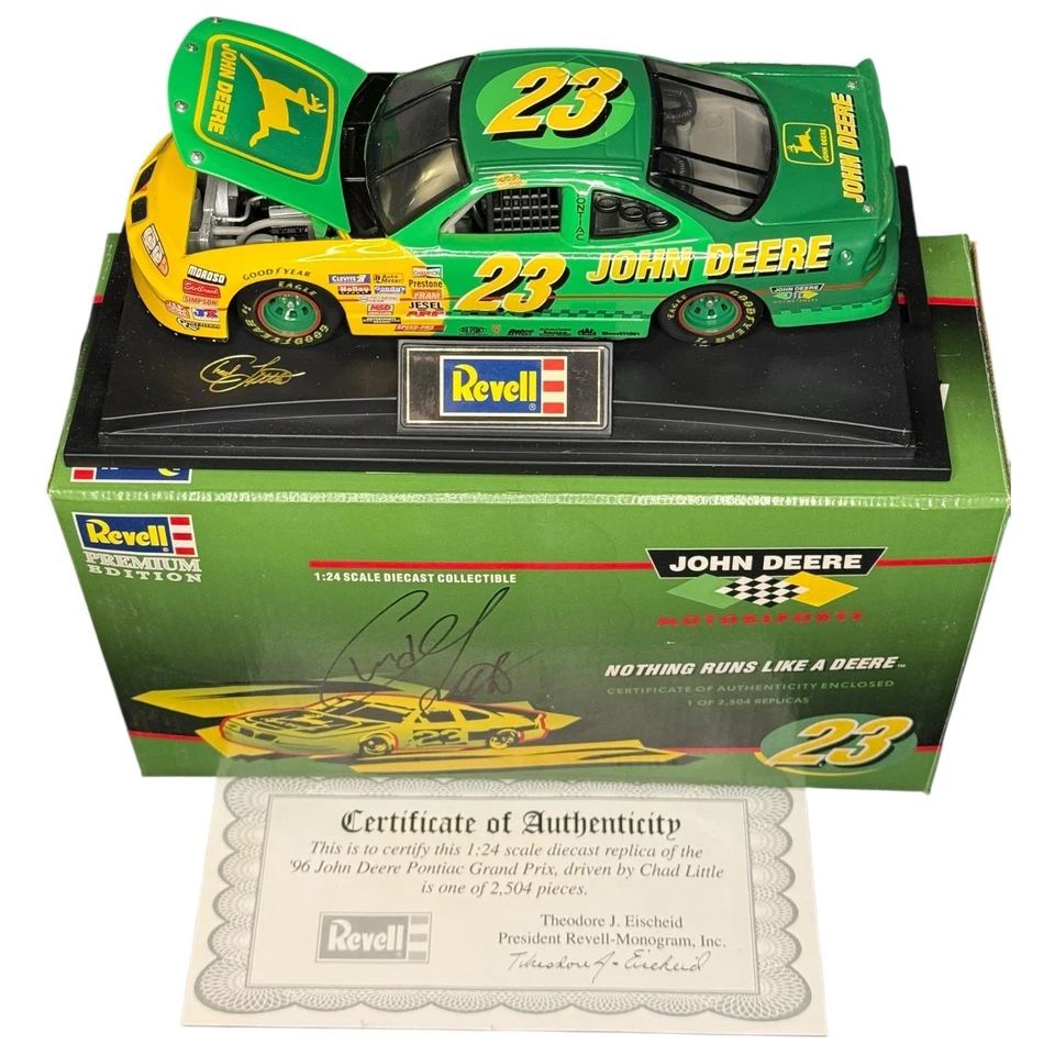 Chad Little John Deere #23 Revell & #97 Action NASCAR 1:24 Diecast Bundle 🏁 - Image 2 of 4