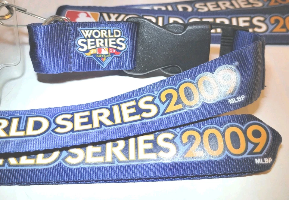 2009 World Series MLB Set Of (2) FALL CLASSIC Lanyards & Ticket Sleeve WinCraft - Image 2 of 4