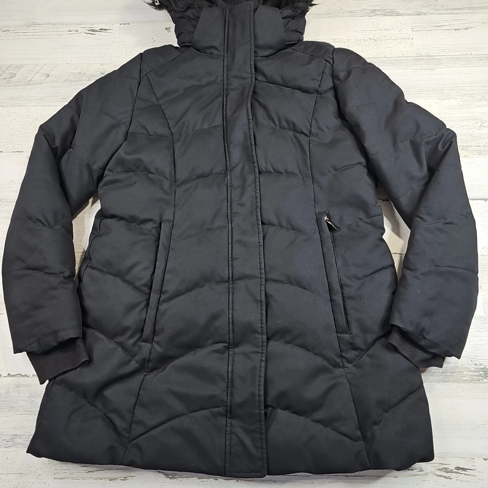 Chaqueta de invierno Zeroxposur etiqueta negra grande acolchada con capucha invierno Foto 3 de 4