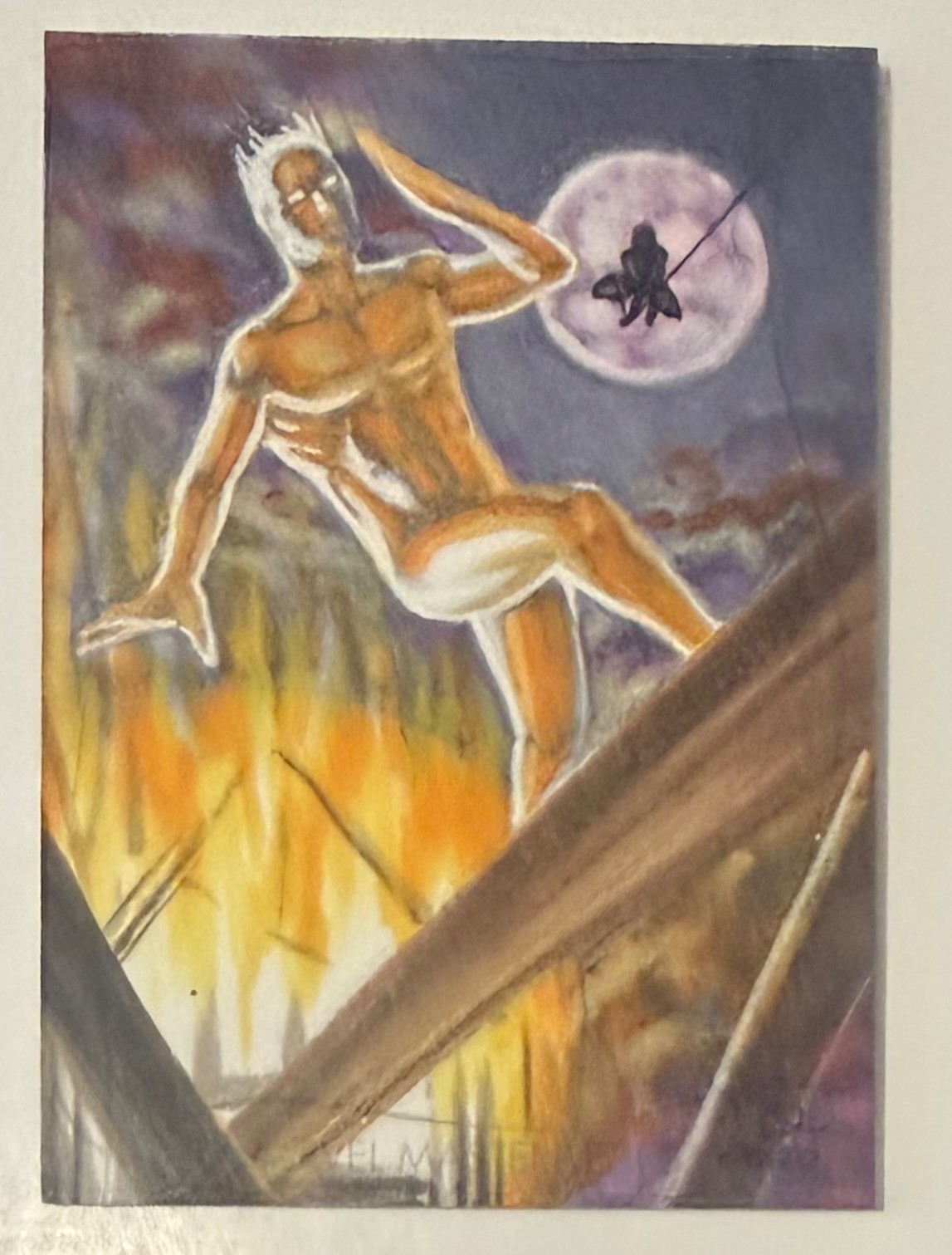 Rhiannon Owens Marvel 2022 Masterpieces Sketch trading card — raw and PSA graded price guide
