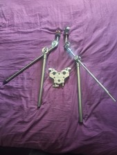 2 x Cymbal Boom Arms + Pearl Three-Way Clamp