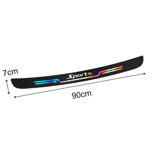 Car Door Plate Sill Scuff Cover Rear Bumper Anti Scratch Sticker Accessories - Picture 12 of 13