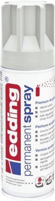 edding 5200 Permanent Spray Premium Acrylic Paint, lichtgrau, matt  Pinsel &