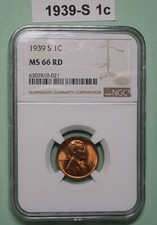 1939-s Lincoln Small One Cent Ngc Ms 66 Red Wheat Penny Us Coin See Other Coins 1939-s Lincoln Small One Cent Ngc Ms 66 Red Wheat Penny Us Coin See Other Coins
