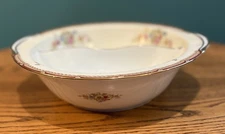 Pre Owned Vintage Noritake Luray Divided Vegetable Bowl W/ Gold Trim & Flowers