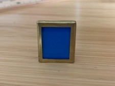 1:12 Dollhouse Miniature Small Brass Photo Frame DIY For A Dresser Or Mantle