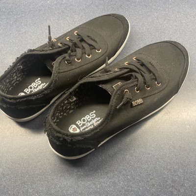 Bobs From Skechers With Memory Foam Black Woman s Sneakers New Size 9