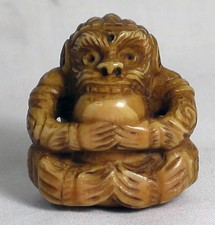 VINTAGE PHRA RAHU_THAI ECLIPSE GOD_PROTECTION AMULET_GOOD LUCK_257385