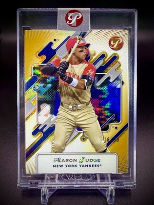 ⚾️🔥2025 Topps Pristine Aaron Judge Gold Refractor /50 Encased SP🔥⚾️