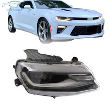 For 2016-2022 Chevy Camaro Passenger Side Headlight Assembly Hid Wled Drl Clear