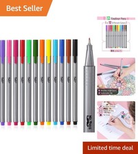 Water-Based Fine Point Fineliner Set for Art Projects and Writing