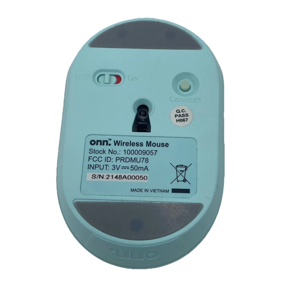 Onn Wireless Computer Mouse with Nano Receiver 100009057 -teal - Image 2 of 4