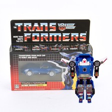Transformers G1 Autobot Warrior Tracks Action Figure Transform Toy Reissue Boxed