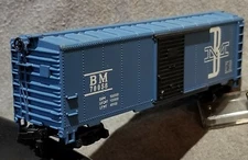 Mantua Tyco 311-G BOSTON MAINE 40' Steel Boxcar BM 70056 METAL BASE RTR