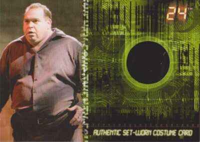 TWENTY FOUR 24 SEASON 5 LOUIS LOMBARDI AS EDGAR STILES C12 COSTUME CARD #to /215