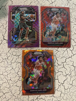 Darius Garland Panini Prizm 3 Card Lot Cleveland Cavaliers   
