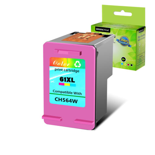 1 PK 61XL Color Ink Cartridge CH564WN replacement for HP ENVY 4500 4502 4504