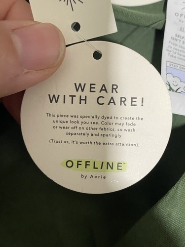 Neu mit Etikett Aerie Offline Damen Leggings hoher Bund schmales Bein grün Größe XL - Bild 10 von 12