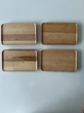 New. JK Adams Maple Wood Appetizer Plate. Set Of 4