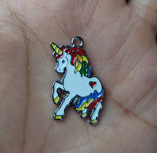 Lot 50 PCS cartoon Enamel Charms Metal Pendants DIY Jewelry