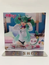 Desktop Cute Figure Hatsune Miku  Cat Ear T-Shirt Ver. Taito From Japan New F/S
