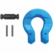 5/8" Grade 100 Omega Link Anchor Shackle Painted Blue