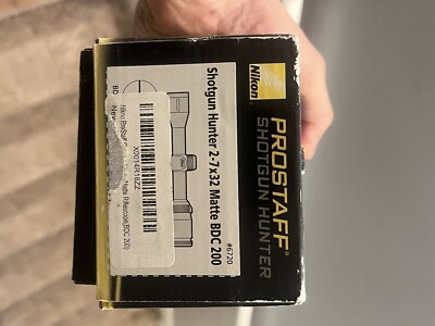 Niko Nikon Prostaff Shotgun Hunter 2-7X32 Matte 200 BDC Scope With Box