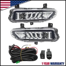 For 2022-2024 Nissan Frontier Led Bumper Fog Lights Lamps W Switch Leftright