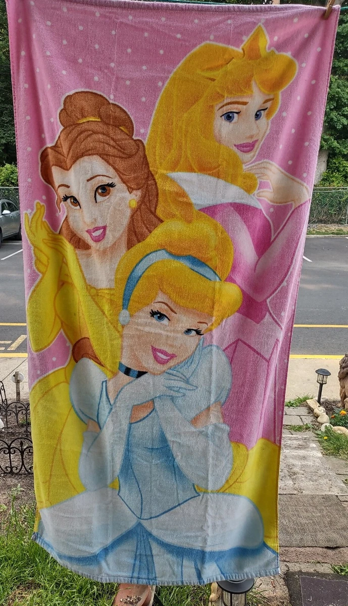Disney Store DISNEY PRINCESS Pink Beach Swim Bath Towel 56