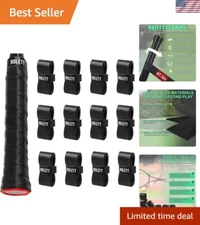 Rolett Pack of 12 Non-Slip Tennis Grip Tapes: Moisture-Wicking Comfort