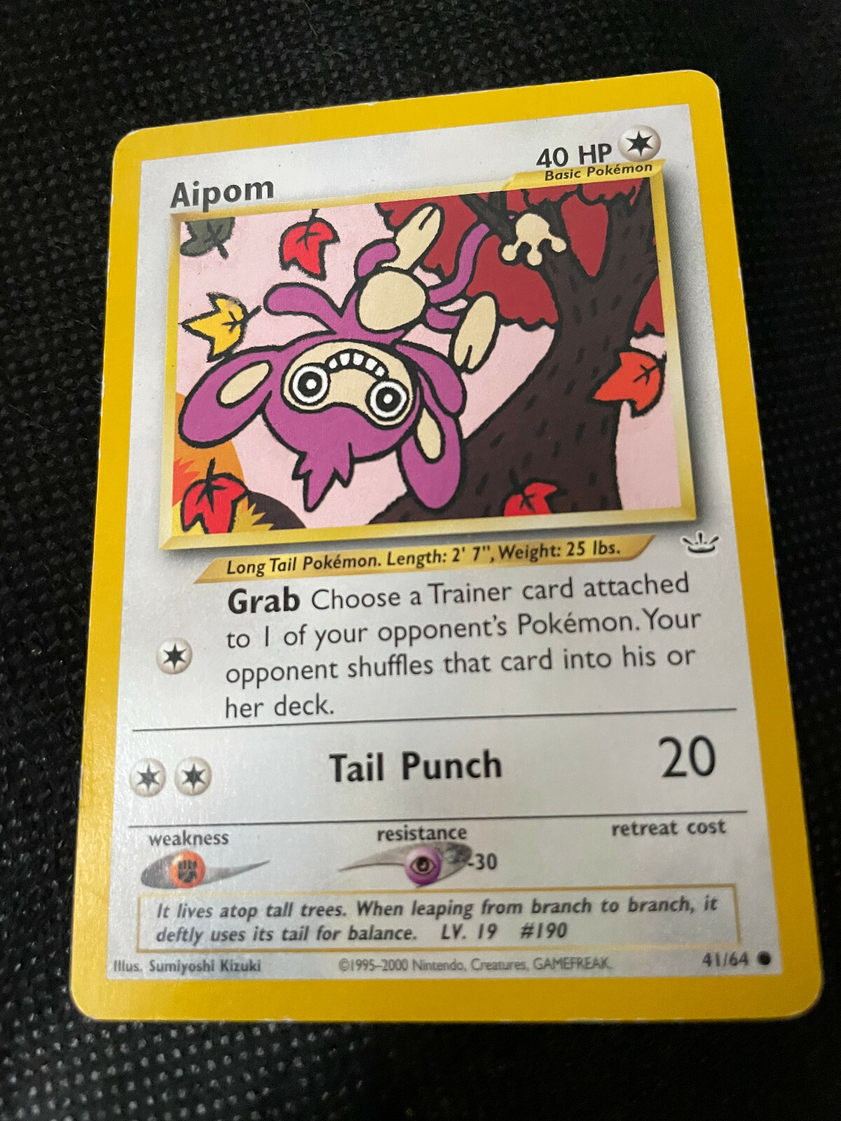 Aipom 41/64 - Neo Revelation - Common - LP - Pokemon!