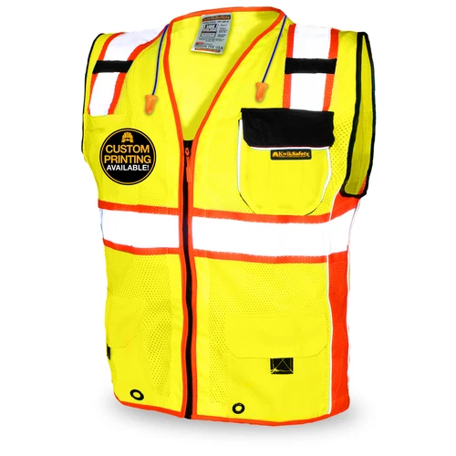 KwikSafety SUPREME Class 2 ANSI OSHA Safety Vest - product listing photo