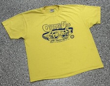 VTG 90s 1995 Quack-Up “Ducky Derby” T Shirt Hanes Yellow Mens sz XL Made in USA